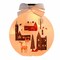 Stony Creek 4.5 Inch Magic Winter Round Jar Christmas Lighted Glass Accent , Electric Winter Animals